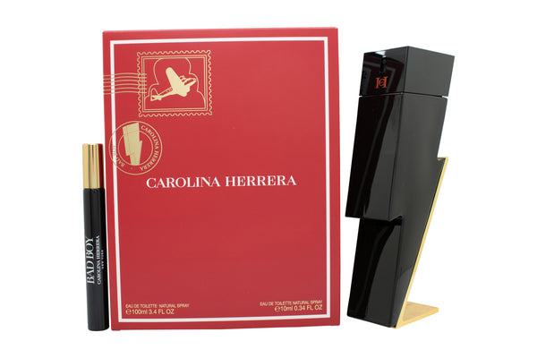 Carolina Herrera Bad Boy Gift Set 100ml EDT + 10ml EDT