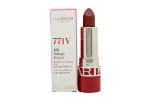 Clarins Matte Joli Rouge Velvet Lipstick 3.5g - 771V Dahlia Red