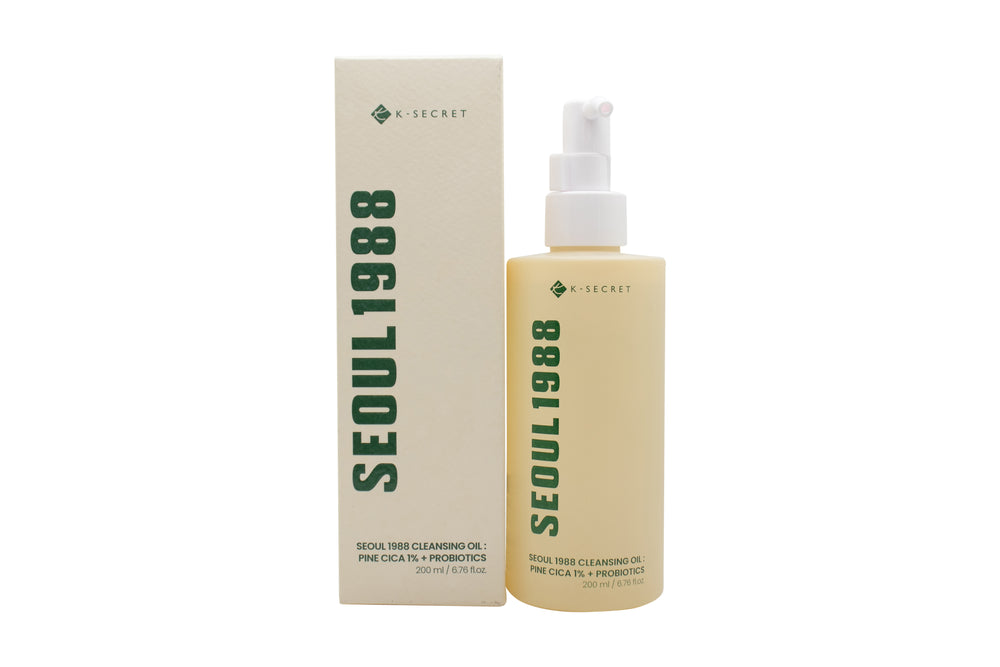 K-Secret Seoul 1988 Pine Cica 1% + Probiotics Cleansing Oil 200ml