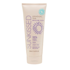 Sunkissed 95 Percent Natural Gradual Tan 200ml - Medium Dark