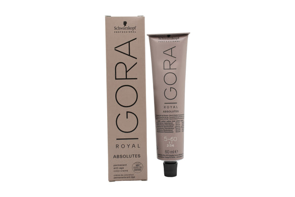 Schwarzkopf Igora Royal Absolutes Anti-Age Permanent Color Creme 60ml - 5-60
