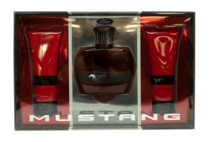 Mustang Red Gift Set 100ml EDT + 100ml Aftershave Balm + 100ml Body Wash