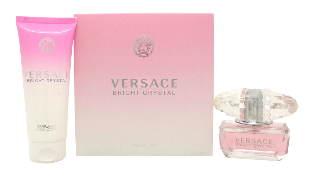 Versace Bright Crystal Gift Set 50ml EDT + 100ml Body Lotion