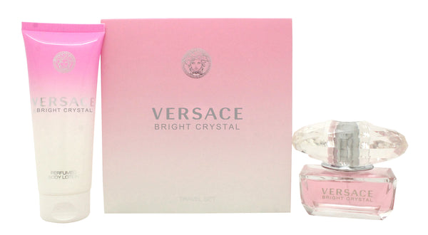 Versace Bright Crystal Gift Set 50ml EDT + 100ml Body Lotion