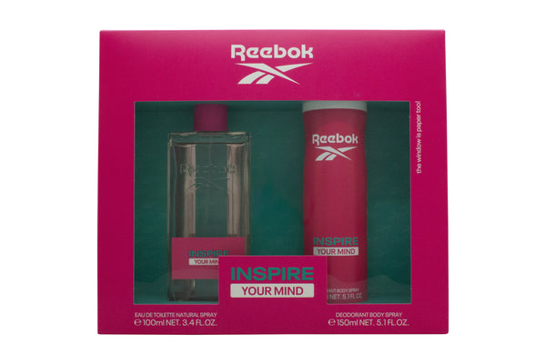 Reebok Inspire Your Mind Woman Gift Set 100ml EDT + 150ml Body Spray