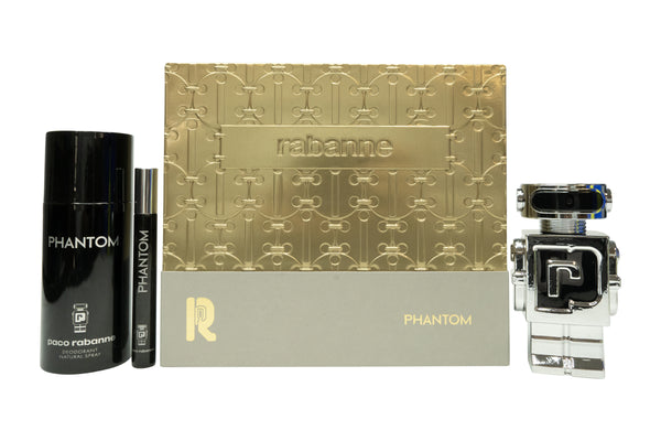Paco Rabanne Phantom Gift Set 50ml EDT + 10ml EDT + 150ml Deodorant Spray