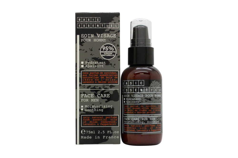 Basic Essentiel Face Care For Men Moisturizing Soothing Cream 75ml