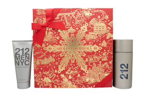 Carolina Herrera 212 NYC Men Gift Set 100ml EDT + 100ml Aftershave Gel