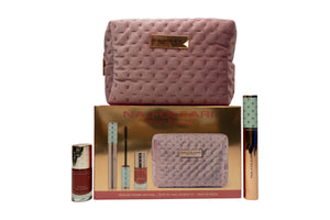 Naj Oleari Gift Set 14ml Wear The Volume Mascara + 8ml Oleo Gel Nail Lacquer 22 Red + Pouch