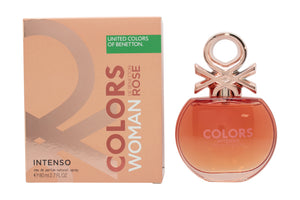 Benetton Colours De Benetton Woman Rose Intenso Eau De Parfum 80ml Spray