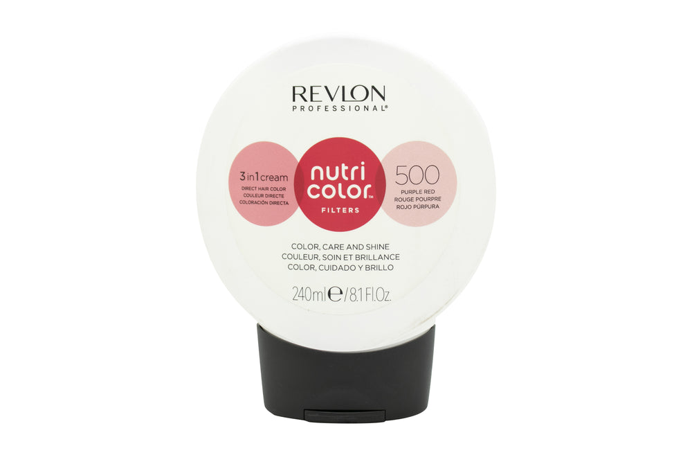 Revlon Nutri Color Filters 3 in 1 Cream Hair Colourant 240ml - 500 Purple Red