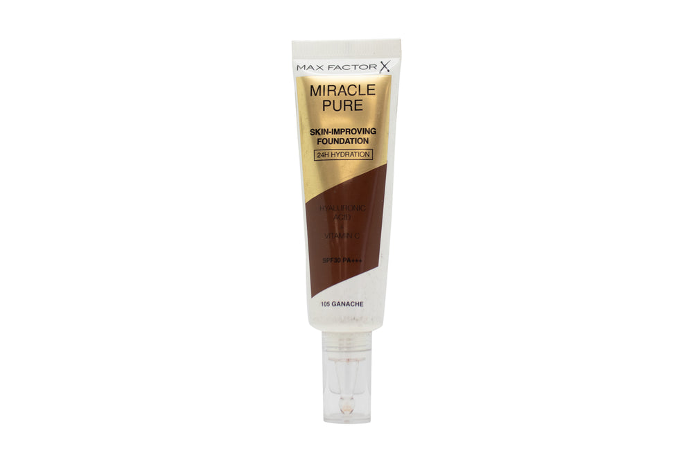 Max Factor Miracle Pure Skin-Improving Foundation SPF30 30ml - 105 Ganache