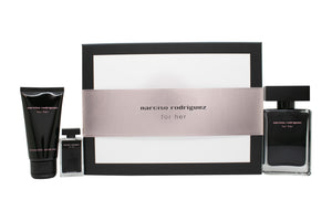 Narciso Rodriguez for Her Gift Set 50ml EDT + 50ml Body Lotion +7.5ml EDT