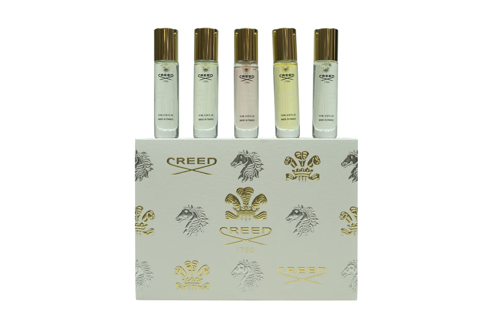 Creed Women's Gift Set 10ml Aventus for Her EDP + 10ml Wind Flowers EDP + 10ml Royal Princess Oud EDP + 10ml Spring Flower EDP + 10ml Carmina EDP