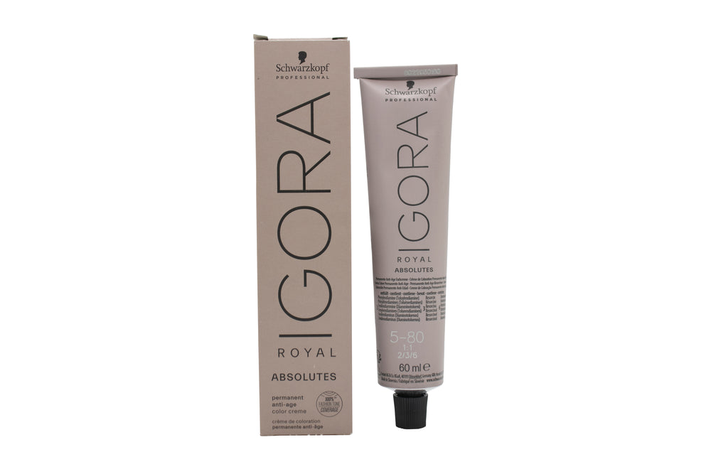 Schwarzkopf Igora Royal Absolutes Anti-Age Permanent Color Creme 60ml - 5-80