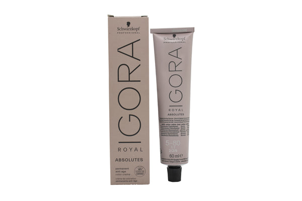 Schwarzkopf Igora Royal Absolutes Anti-Age Permanent Color Creme 60ml - 5-80