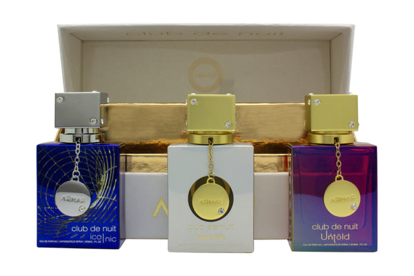 Armaf Parfum A Collector's Pride Gift Set 30ml Club De Nuit Blue Iconic EDP + 30ml Club de Nuit Untold EDP + 30ml Club de Nuit White Imperiale EDP