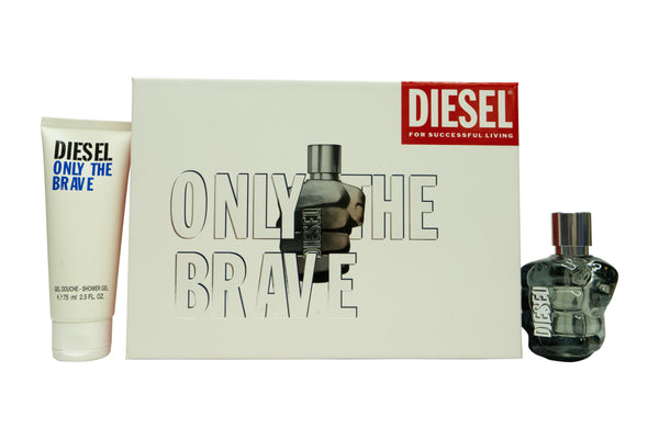 Diesel Only The Brave Gift Set 50ml EDT + 75ml Shower Gel