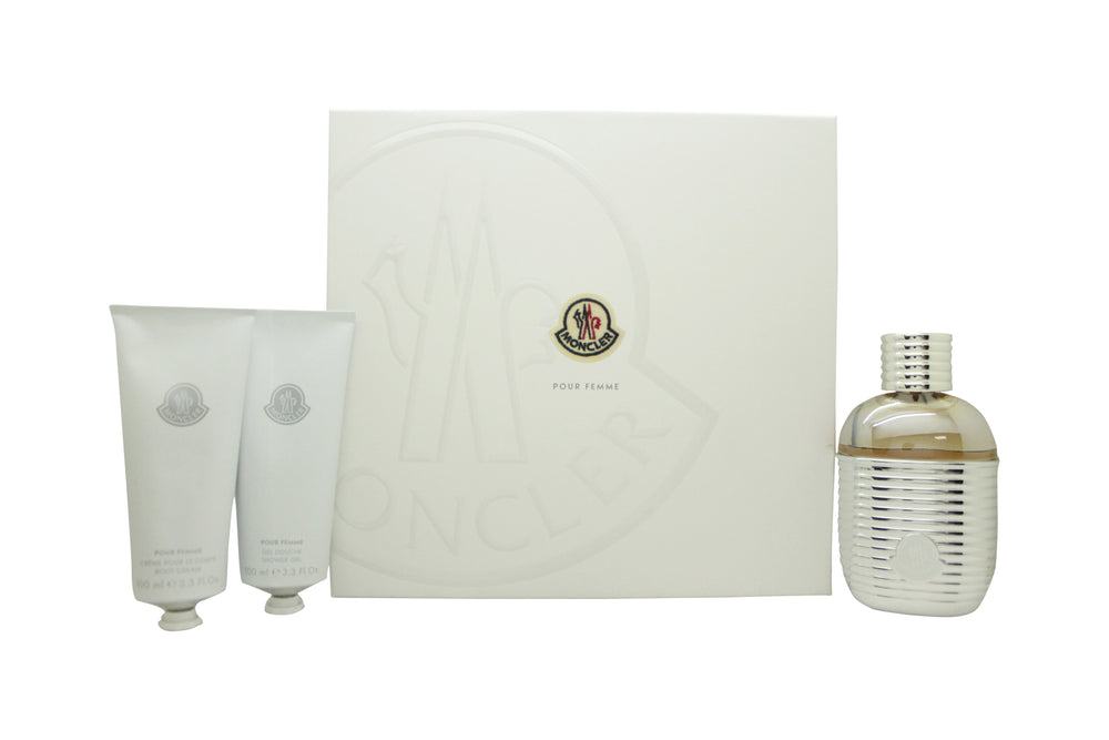 Moncler Pour Femme Gift Set 100ml EDP + 100ml Shower Gel + 100ml Body Lotion
