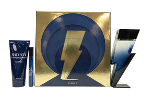Carolina Herrera Bad Boy Cobalt Gift Set 100ml EDP + 100ml Shower Gel + 10ml EDP