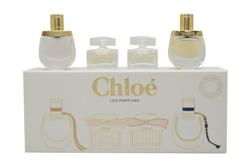 Chloé Miniature Gift Set 5ml Nomade EDP + 5ml Nomade Nuit D'égypte EDP + 5ml Chloé EDP + 5ml Lumnieuse EDP