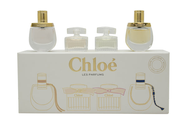 Chloé Miniature Gift Set 5ml Nomade EDP + 5ml Nomade Nuit D'égypte EDP + 5ml Chloé EDP + 5ml Lumnieuse EDP