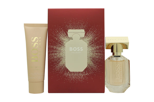 Hugo Boss The Scent Gift Set 30ml EDP Spray + 50ml Body Lotion (The Scent for Her by Hugo Boss is a Gift Set consisting of 30ml Parfum Spray and with a Body Lotion.)