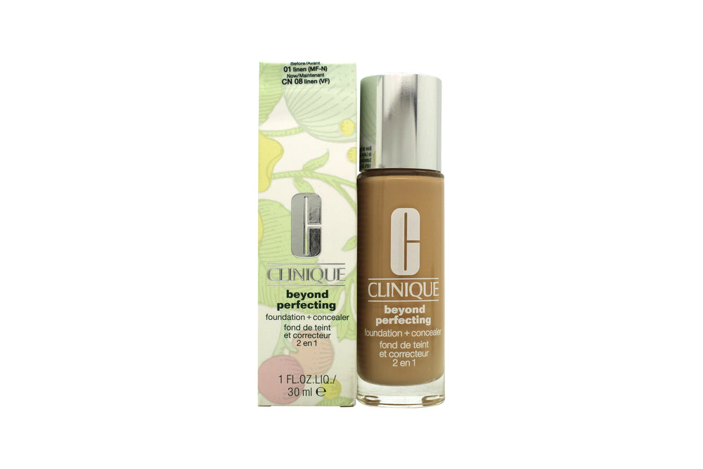 Clinique Beyond Perfecting Foundation + Concealer 30ml - 01 Linen