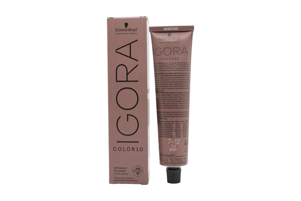 Schwarzkopf Igora Color 10 Permanent Hair Colour Cream 60ml - 7-12