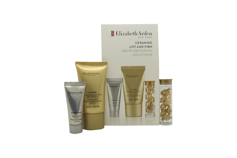 Elizabeth Arden Ceramide Gift Set 7 x Advanced Ceramide Capsules + 5ml Superstart Skin Renewal Booster + 15ml  Ceramide Lift & Firm Day Cream SPF30