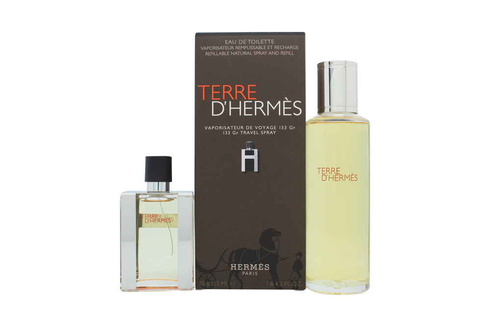 Hermès Terre d'Hermès Gift Set 30ml EDT Refillable + 125ml EDT Refill