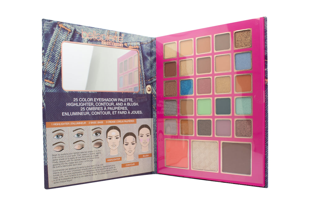 Bellapierre Cosmetics 90's Glam Face And Eye Palette 42.5g