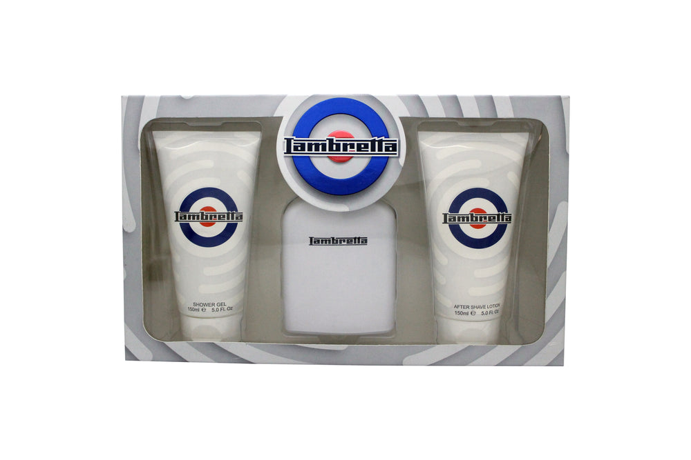 Lambretta Gift Set 100ml EDP + 150ml Shower Gel + 150ml Aftershave Lotion
