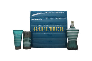 Jean Paul Gaultier Le Male Gift Set 125ml EDT  + 50ml Aftershave Balm + 75g Deodorant Stick