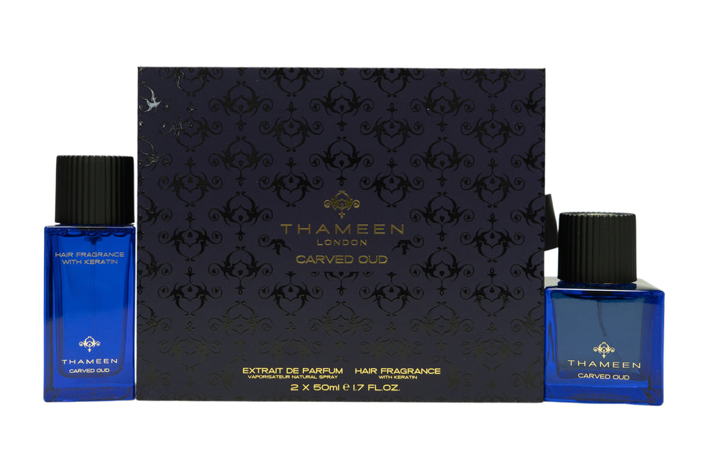 Thameen Carved Oud Gift Set 50ml EDP + 50ml Hair Fragrance Mist