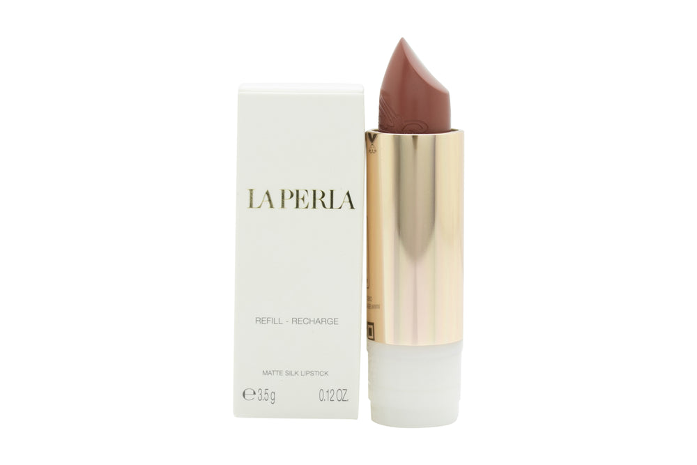 La Perla Matte Silk Auburn Red Lipstick - #111 - 3.5g - Refill