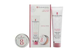 Elizabeth Arden Eight Hour Cream Gift Set 50ml Skin Protectant + 14ml Lip Protectant
