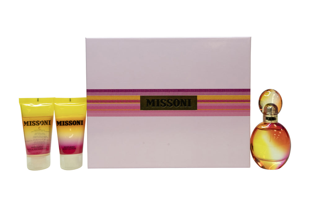 Missoni (2015) Gift Set 50ml EDT + 50ml Body Lotion + 50ml Shower Gel