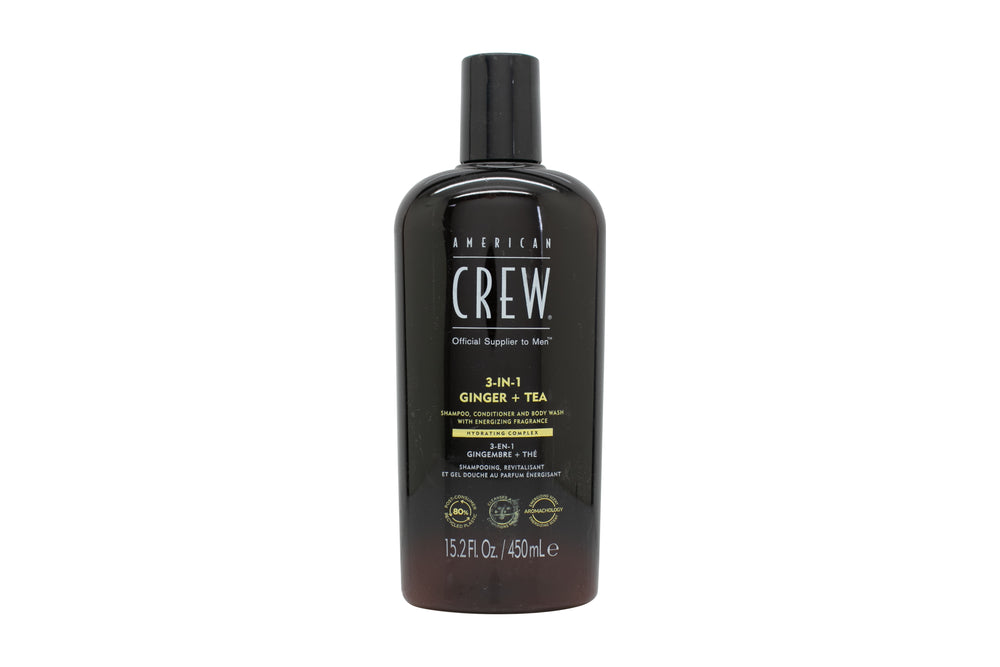 American Crew 3-In-1 Ginger + Tea Shampoo 450ml