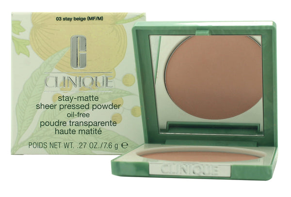 Clinique Stay-Matte Sheer Pressed Powder 7.6g - Stay Beige