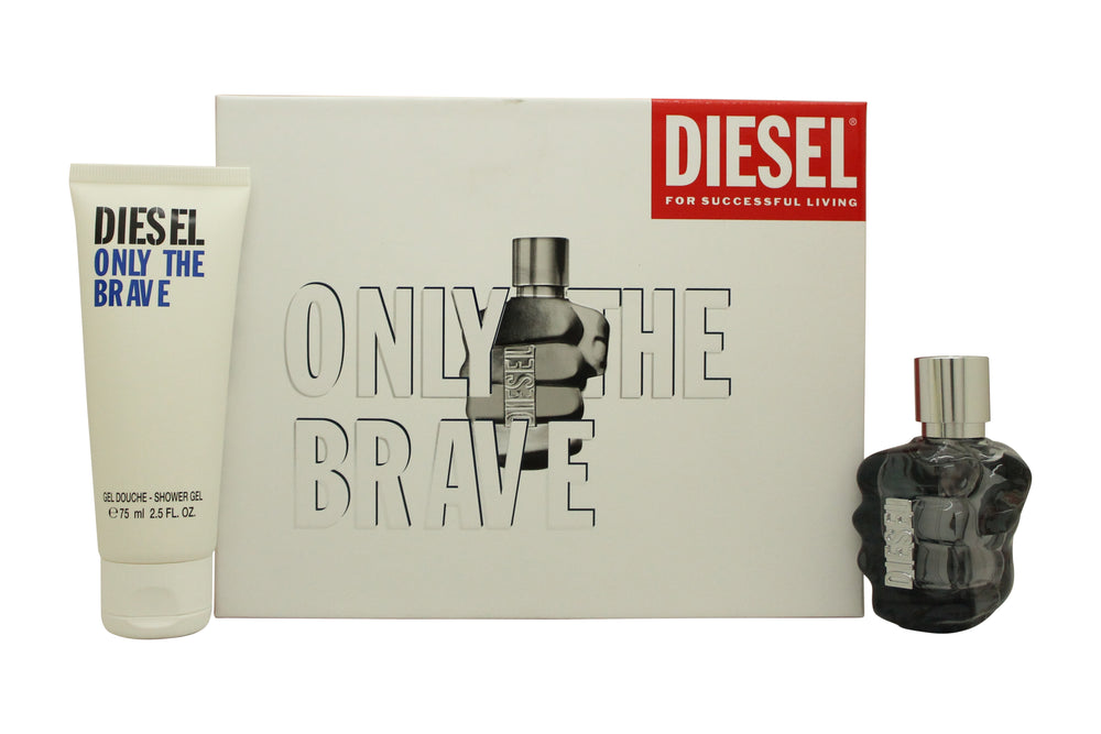 Diesel Only The Brave Gift Set 35ml EDT + 75ml Shower Gel