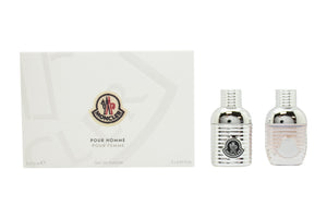 Moncler Gift Set: EDP Pour Homme 7.5ml - EDP Pour Femme 7.5ml