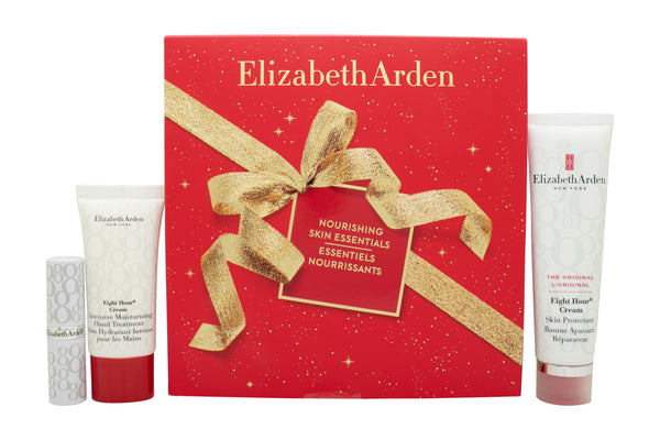 Elizabeth Arden Eight Hour Nourishing Skin Essentials Gift Set 50ml Cream Skin Protectant + 30ml Cream Intensive Moisturizing Hand Treatment + 3.7g Cream Lip Protectant Stick SPF15