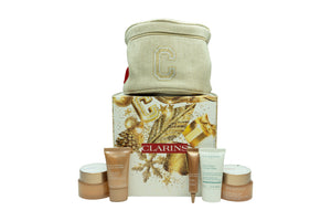 Clarins Extra-Firming Collection - 4 Piece Set (extra firming day cream 50ml + extra firming phyto serum 10ml, extra firming neckcream 15ml, cryo flash cream mask 15ml)