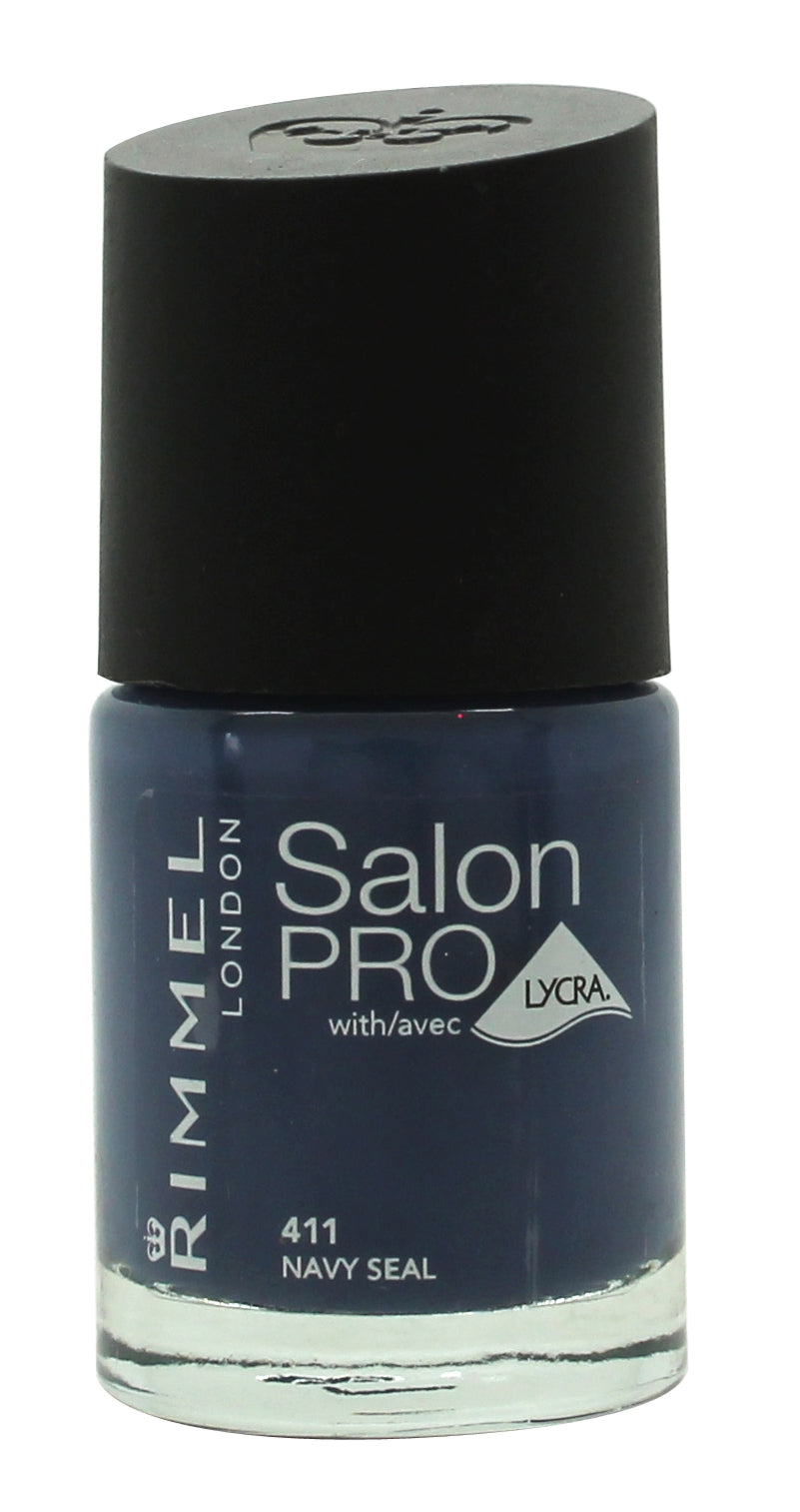 Rimmel Salon Pro Nail Polish 12ml - 411 Navy Seal