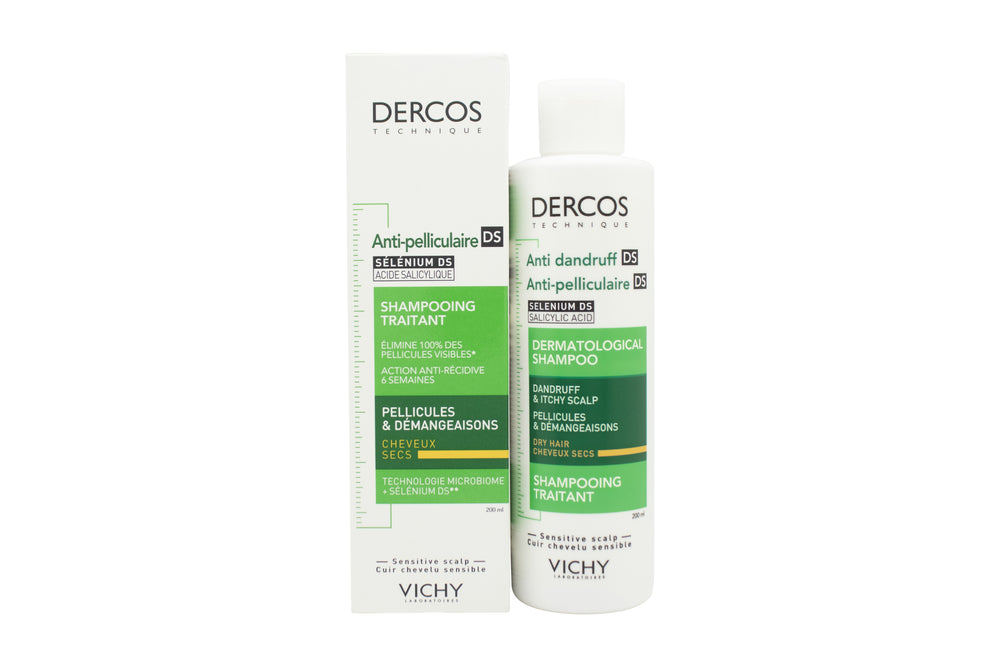 Vichy Dercos Anti-Dandruff Shampoo 200ml - Dry Hair