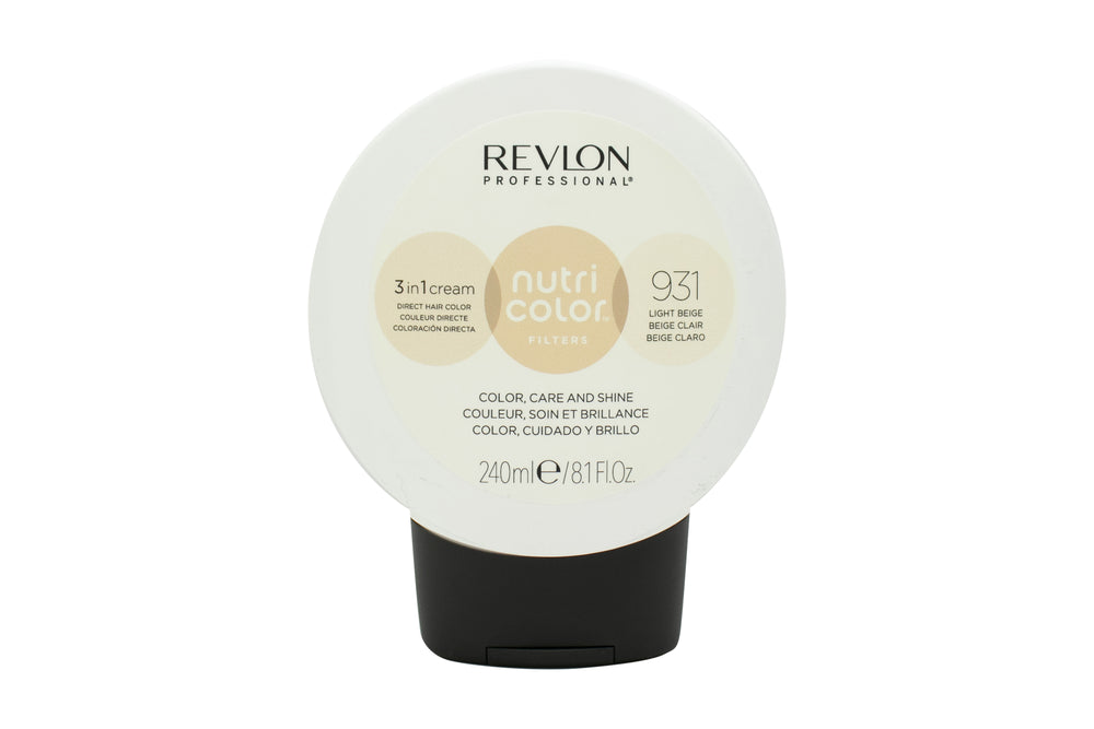 Revlon Nutri Color Filters 3 in 1 Cream Hair Colourant 240ml - 931 Light Beige