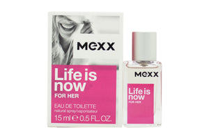 Mexx Life Is Now for Her Eau de Toilette 15ml Spray