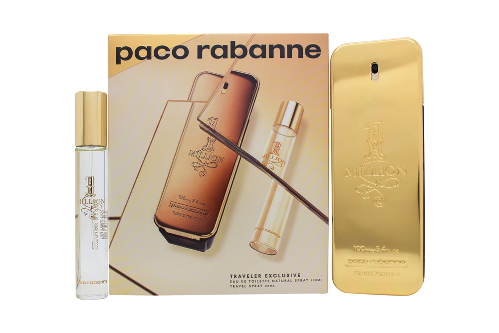 Paco Rabanne 1 Million Gift Set 100ml EDT + 20ml EDT