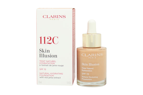 Clarins Skin Illusion Natural Radiance Foundation SPF15 30ml - 112 Amber